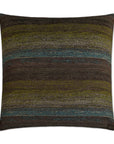 D.V. Kap Landscape Lagoon Chocolate Brown Throw Pillow With Insert