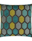 D.V. Kap Mallorca Laguna Teal Throw Pillow With Insert