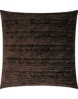 D.V. Kap Wake Umber Coffee Brown Throw Pillow With Insert