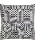 D.V. Kap Quilt Black Black Throw Pillow With Insert