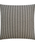 D.V. Kap Notch Greystone Grey Throw Pillow With Insert