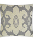 D.V. Kap Rekha Grey Grey Throw Pillow With Insert
