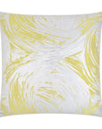 D.V. Kap Tornado Citron Yellow Throw Pillow With Insert