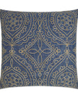 D.V. Kap Timelessness Denim Blue Throw Pillow With Insert