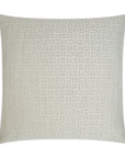 D.V. Kap Dupont Pearl Light Grey Throw Pillow With Insert