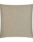 D.V. Kap Dupont Taupe Brown Throw Pillow With Insert