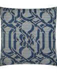 D.V. Kap Sesto Indigo Blue Throw Pillow With Insert