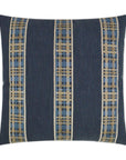D.V. Kap Rivulet Denim Blue Throw Pillow With Insert