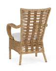 Lloyd Flanders Magnolia Brown Outdoor Dining Armchair