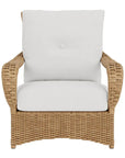 Lloyd Flanders Magnolia Brown Outdoor Lounge Chair