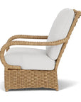 Lloyd Flanders Magnolia Brown Outdoor Lounge Chair