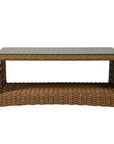 Lloyd Flanders Magnolia Rectangular Outdoor Cocktail Table