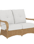 Lloyd Flanders Magnolia Brown Outdoor Loveseat