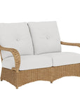 Magnolia Brown Outdoor Loveseat