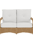 Lloyd Flanders Magnolia Brown Outdoor Loveseat