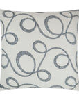 D.V. Kap Okeefe Slate Off-White Throw Pillow With Insert