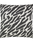 D.V. Kap Zany Ink Black Throw Pillow With Insert