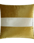 D.V. Kap Iridescence Band Citron Brown Throw Pillow With Insert