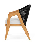 Lloyd Flanders Alpine Teak Wooden Outdoor Dining Armchair