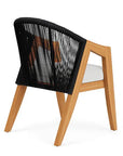 Lloyd Flanders Alpine Teak Wooden Outdoor Dining Armchair
