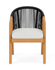 Lloyd Flanders Alpine Teak Wooden Outdoor Dining Armchair