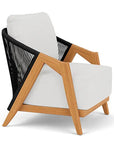 Lloyd Flanders Alpine Teak Wooden Outdoor Lounge Chair