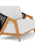 Lloyd Flanders Alpine Teak Wooden Outdoor Loveseat