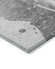 Serenza Gray Washable Indoor - Outdoor Rug - LOOMLAN - LOOMLAN Rugs - Outdoor Rugs