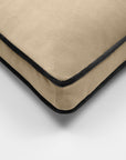D.V. Kap Posh Box Latte Brown Throw Pillow With Insert