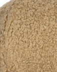 D.V. Kap Poodle Ball Tan Brown Throw Pillow With Insert