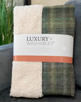 Calm Mirage Green Washable Indoor-Outdoor Rug