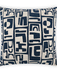 D.V. Kap Toro Navy Blue Throw Pillow With Insert