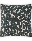 D.V. Kap Hero Charcoal Black Throw Pillow With Insert