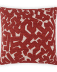 D.V. Kap Hero Paprika Red Throw Pillow With Insert