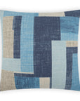 D.V. Kap Duplex Blue Throw Pillow With Insert