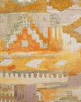 D.V. Kap Tiuatan Yellow Throw Pillow With Insert