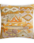 D.V. Kap Tiuatan Yellow Throw Pillow With Insert
