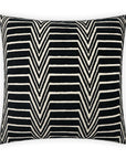 D.V. Kap Evora Jet Black Throw Pillow With Insert