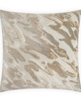 D.V. Kap Spoken Shimmer Brown Throw Pillow With Insert