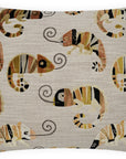 D.V. Kap Chameleon Handcrafted Throw Pillow