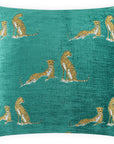 D.V. Kap Little Iris Teal Throw Pillow