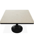 42" Square Origins Table with Pedestal Base - LOOMLAN - Telescope - Outdoor Dining Tables