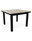 42" Square Origins Table With Umbrella Hole - LOOMLAN - Telescope - Outdoor Dining Tables