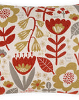 D.V. Kap Dutch Blossom Red Throw Pillow