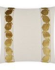 D.V. Kap Palm Leaf Mini Handcrafted Throw Pillow