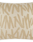 D.V. Kap Gambit Ivory Throw Pillow