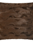 D.V. Kap Orca Coffee Brown Throw Pillow