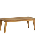 Lloyd Flanders Alpine Teak Wooden Outdoor Cocktail Table