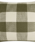 D.V. Kap Checked Out Removable Cover Throw Pillow