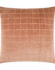 D.V. Kap Camden Check Hidden Zipper Throw Pillow